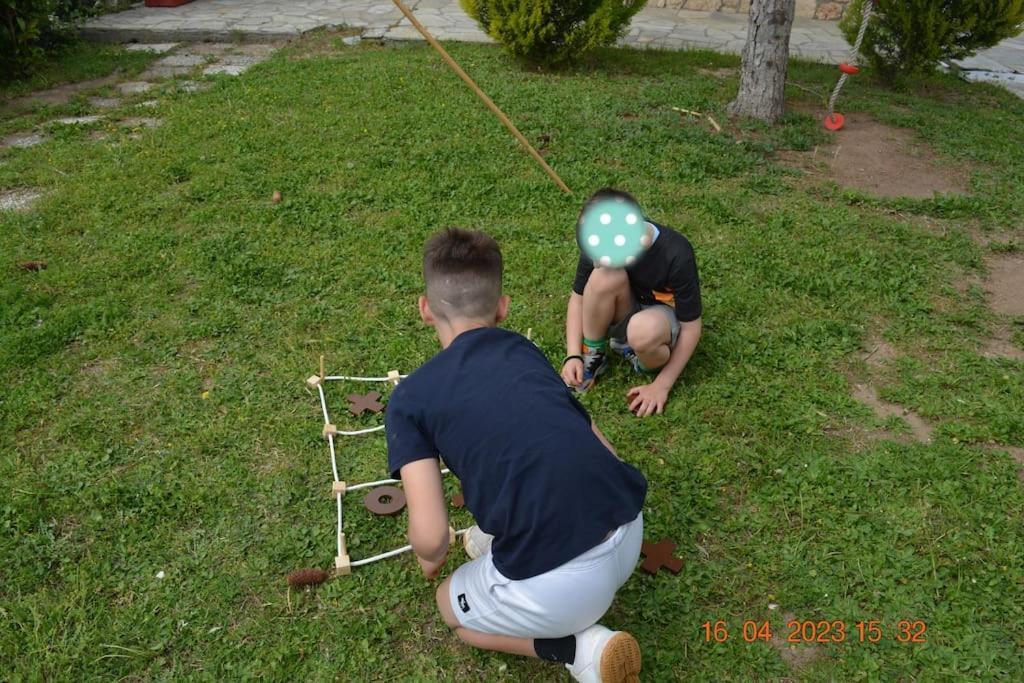 הוילה Tagarades Πετρινη Κατοικια Στην Φυση מראה חיצוני תמונה